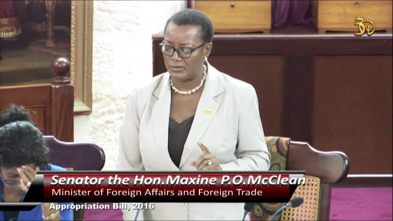 Senator the Hon. Miss Maxine McClean