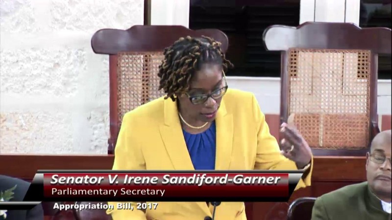 Senator Mrs. V. Irene Sandiford-Garner