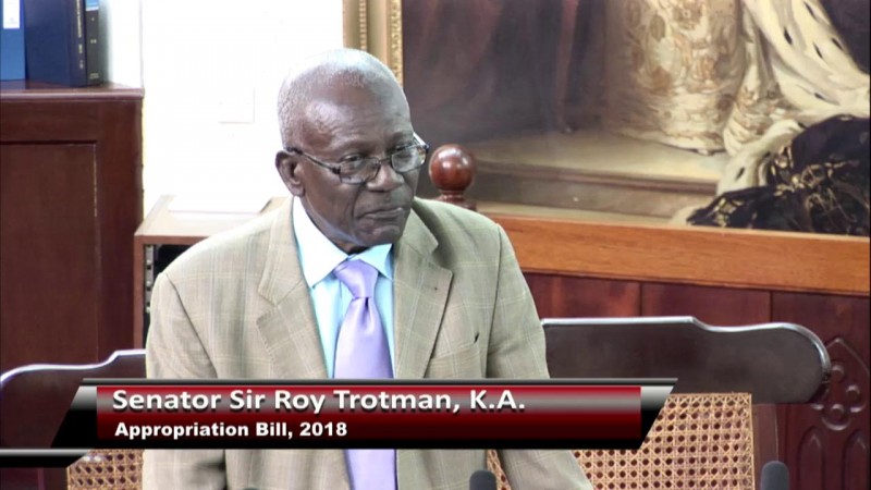 Senator Sir Roy Trotman, K.A