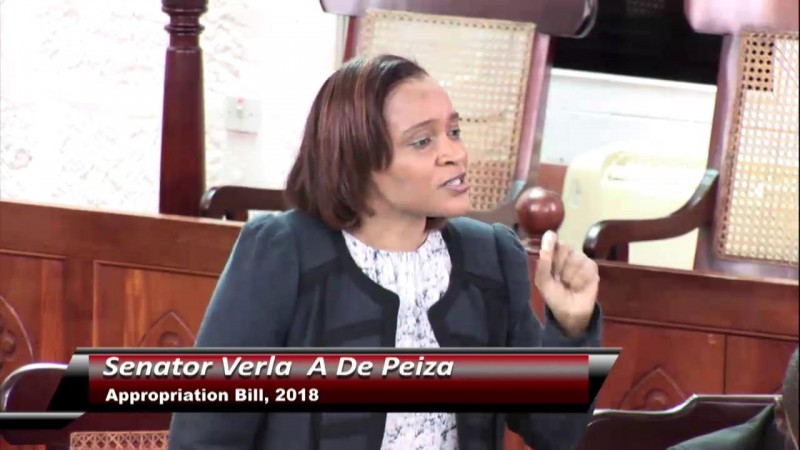 Senator Miss Verla A De Peiza