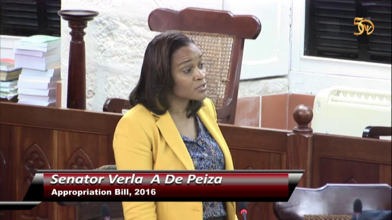 Senator Miss Verla A De Peiza