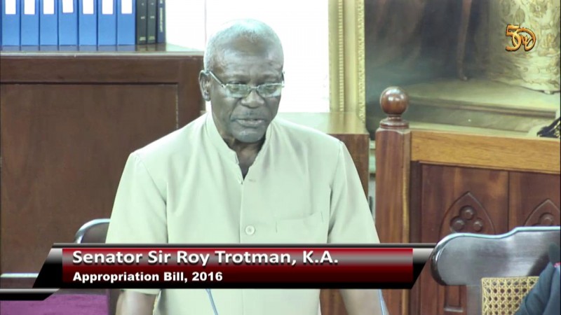 Senator Sir Roy Trotman, K.A